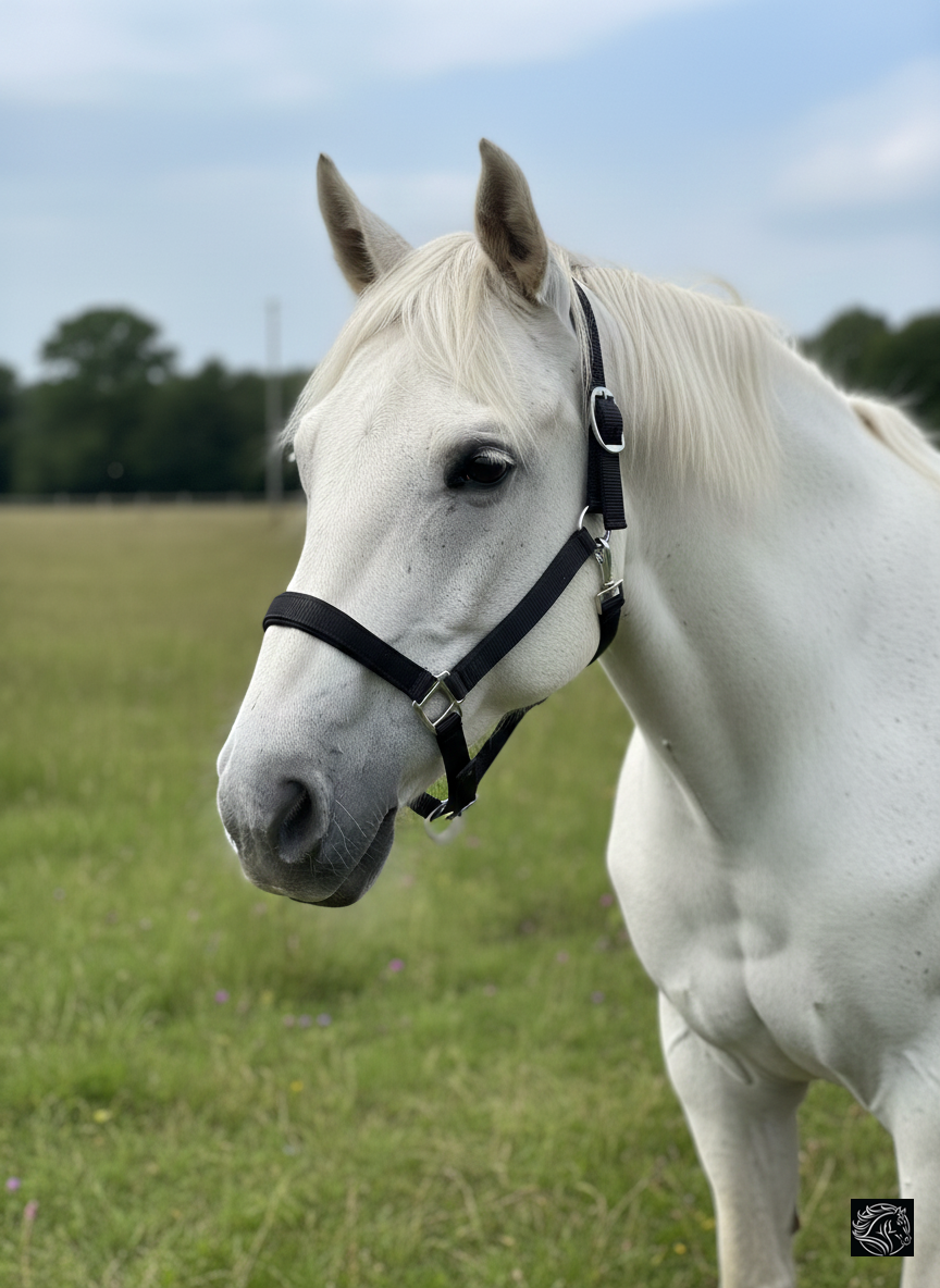PLAIN HEAD COLLAR ECONOMICAL WITH 2M COTTON LEAD ROPE - Image 3