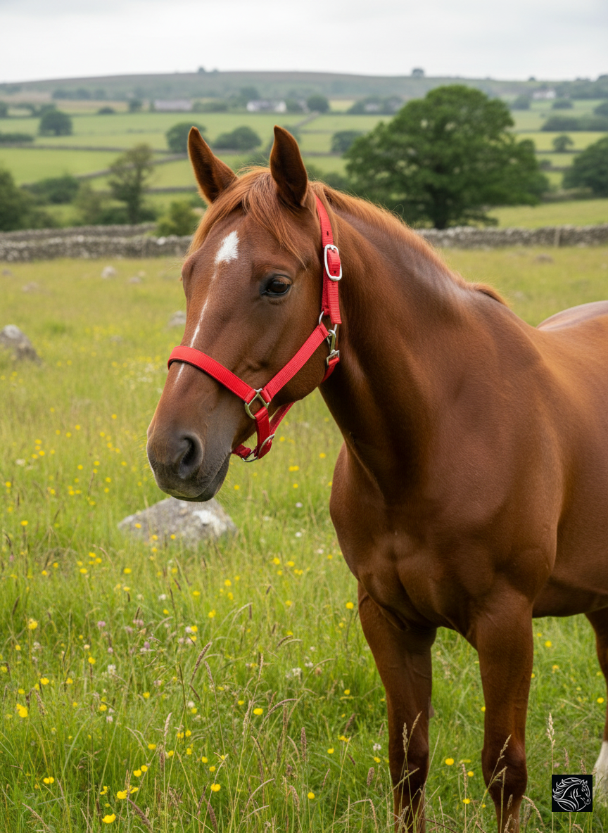 PLAIN HEAD COLLAR ECONOMICAL WITH 2M COTTON LEAD ROPE - Image 4